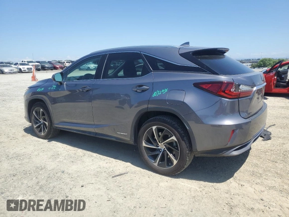 2017 Lexus RX 450h z VIN 2T2BGMCA1HC017953, wystawiony jako Copart lot #55776145 z przebiegiem 96 190 mil mil oraz Szkoda całkowita • Salvage title. Historia ofert i sprzedaży dostępna na DreamBid. Obrazek 2.