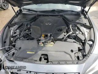 2020 Infiniti Q50 Pure with VIN JN1EV7AP9LM205019, listed as a Copart auction lot 51113905 with 56,243 mi miles and Salvage Title. Bid and sale history available at carsss.com. Image 11.