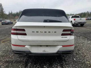 2021 Genesis GV80 with VIN KMUHCESC7MU074980, listed as a Copart auction lot 48499505 with 42,568 mi miles and Salvage Title. Bid and sale history available at DreamBid. Image 6.
