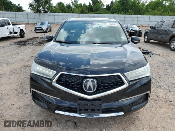 2017 Acura MDX Technology with VIN 5J8YD4H52HL004190, listed as a Copart auction lot 56677235 with 90,572 mi miles and Salvage title. Bid and sale history available at DreamBid. Image 5.