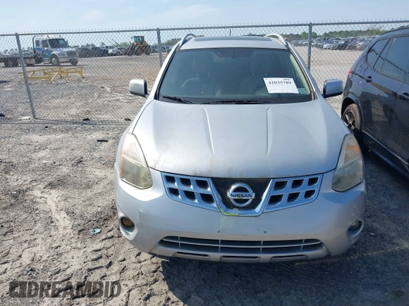 2013 Nissan Rogue S with VIN JN8AS5MV1DW645281, listed as a IAAI auction lot 42035789 with 124,423 mi miles and . Bid and sale history available at DreamBid. Image 6.