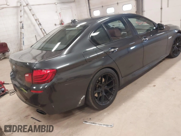2013 BMW 5 Series 550i xDrive with VIN WBAFU9C5XDDY70862, listed as a IAAI auction lot 42026655 with 157,238 mi miles and . Bid and sale history available at carsss.com. Image 4.