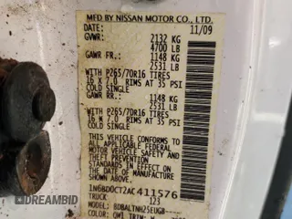 2010 Nissan Frontier XE с VIN 1N6BD0CT2AC411576, выставлен на аукционе Copart как лот 58038815 с пробегом 77 284 миль миль и Списание • Salvage title. История ставок и продаж доступна на DreamBid. Изображение 13.
