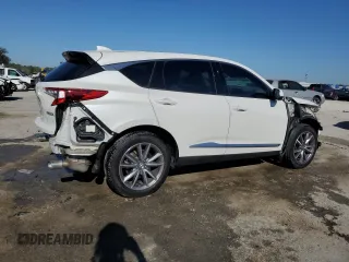 2020 Acura RDX Technology with VIN 5J8TC1H55LL017973, listed as a Copart auction lot 50181835 with 62,283 mi miles and Salvage title. Bid and sale history available at DreamBid. Image 3.