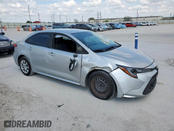 2021 Toyota Corolla LE with VIN JTDEPMAE4MJ151152, listed as a Copart auction lot 50565415 with 80,074 mi miles and Salvage Title. Bid and sale history available at carsss.com. Image 4.