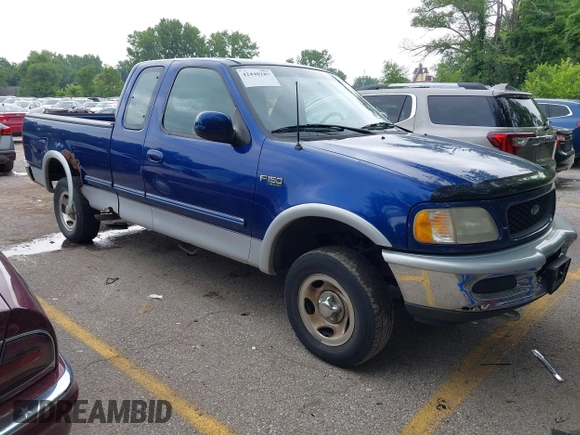 1997 Ford F-150 XL with VIN 1FTDX1866VKA77253, listed as a IAAI auction lot 42448287 with 122,540 mi miles and . Bid and sale history available at DreamBid. Image 1.