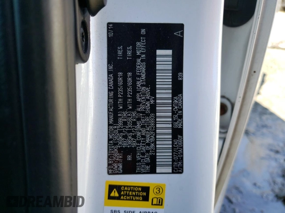 2015 Lexus RX 350 with VIN 2T2BK1BA2FC289939, listed as a Copart auction lot 51022075 with 190,205 mi miles and Salvage Title. Bid and sale history available at DreamBid. Image 15.
