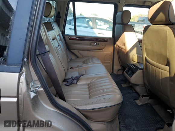 2000 Land Rover Range Rover with VIN SALPV1546YA432866, listed as a Copart auction lot 72261114 with 69,461 mi miles and Non repairable. Bid and sale history available at DreamBid. Image 11.