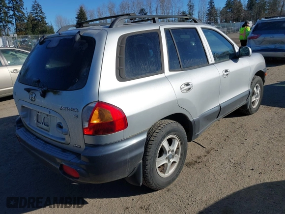 2002 Hyundai Santa Fe GLS with VIN KM8SC73D52U303824, listed as a IAAI auction lot 41442083 with 171,048 mi miles. Bid and sale history available at carsss.com. Image 4.
