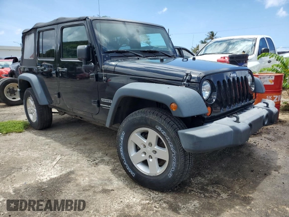 2018 Jeep Wrangler JK Unlimited Sport S with VIN 1C4BJWDG4JL911089, listed as a Copart auction lot 56634913 with 0 mi miles and Non Repairable. Bid and sale history available at carsss.com. Image 4.
