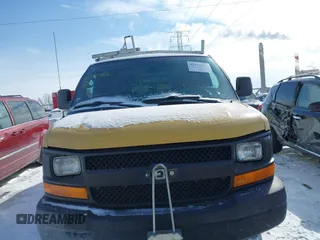 2010 Chevrolet Express Cargo Van with VIN 1GCUGADX0A1182689, listed as a IAAI auction lot 41554281 with 107,929 mi miles. Bid and sale history available at carsss.com. Image 12.