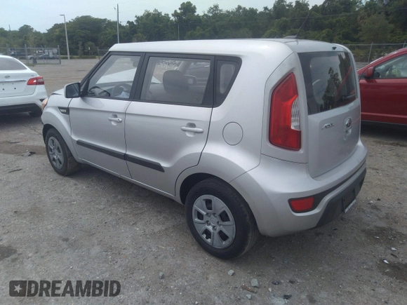 2013 Kia Soul with VIN KNDJT2A54D7765498, listed as a IAAI auction lot 36541193 with 123,835 mi miles and . Bid and sale history available at DreamBid. Image 3.