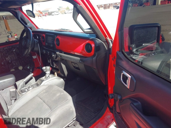 2020 Jeep Wrangler Unlimited Willys with VIN 1C4HJXDN5LW130646, listed as a IAAI auction lot 41979764 with 66,244 mi miles and . Bid and sale history available at DreamBid. Image 5.