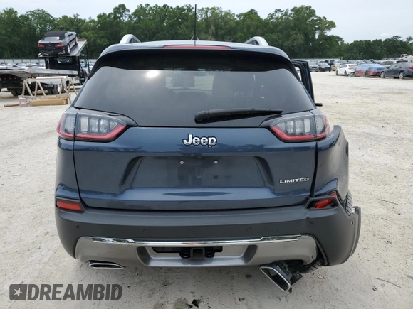2019 Jeep Cherokee Limited with VIN 1C4PJLDX9KD470978, listed as a Copart auction lot 55877405 with 89,408 mi miles and Non repairable. Bid and sale history available at DreamBid. Image 6.