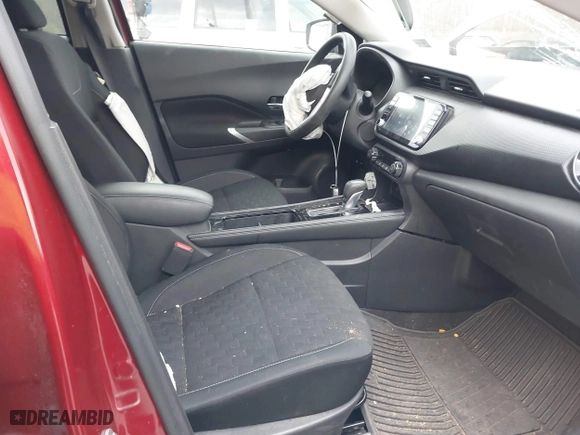 2021 Nissan Kicks SV with VIN 3N1CP5CV2ML534626, listed as a IAAI auction lot 41878089 with 36,606 mi miles. Bid and sale history available at carsss.com. Image 5.