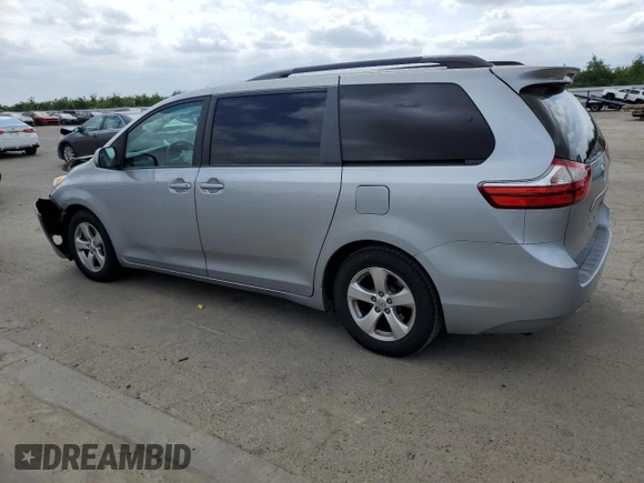 2015 Toyota Sienna LE AAS with VIN 5TDKK3DCXFS610082, listed as a Copart auction lot 53857835 with 119,335 mi miles and Salvage Title. Bid and sale history available at carsss.com. Image 2.
