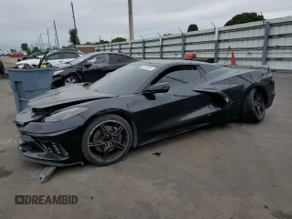 2024 Chevrolet Corvette 1LT z VIN 1G1YA3D46R5120277, wystawiony jako Copart lot #88338005 z przebiegiem 23 259 mil mil oraz Szkoda całkowita • Salvage title. Historia ofert i sprzedaży dostępna na DreamBid. Obrazek 1.