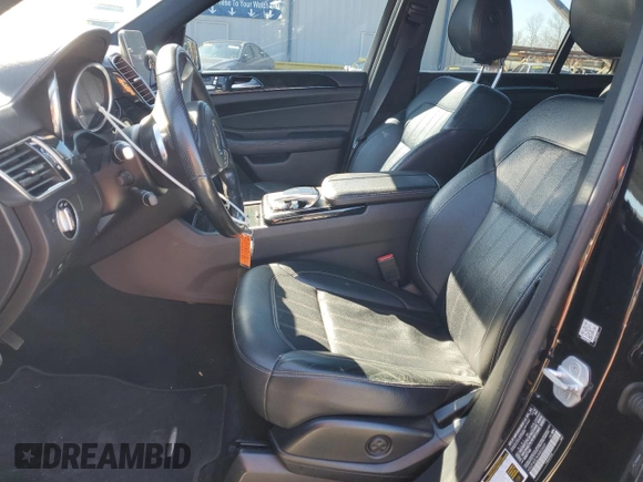 2017 Mercedes-Benz GLS 450 with VIN 4JGDF6EE3HA883469, listed as a Copart auction lot 46098445 with 136,804 mi miles and Salvage Title. Bid and sale history available at DreamBid. Image 7.