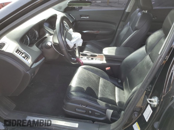 2015 Acura TLX Technology with VIN 19UUB2F51FA024774, listed as a Copart auction lot 49880255 with 138,657 mi miles and Salvage title. Bid and sale history available at DreamBid. Image 7.