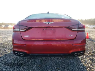 2020 Genesis G80 3.3T Sport with VIN KMTFN4JB1LU339187, listed as a Copart auction lot 46879915 with 37,124 mi miles and Salvage Title. Bid and sale history available at carsss.com. Image 6.