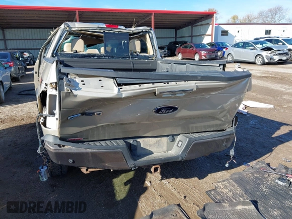 2017 Ford F-150 XL with VIN 1FTEW1EF1HKD09015, listed as a IAAI auction lot 40849304 with 117,380 mi miles. Bid and sale history available at carsss.com. Image 6.