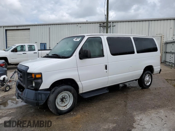 2013 Ford Econoline Passenger XL with VIN 1FBNE3BL2DDB03584, listed as a Copart auction lot 50581445 with 138,710 mi miles and Clean Title. Bid and sale history available at DreamBid. Image 1.