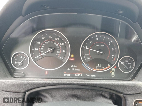 2017 BMW 4 Series 440i xDrive with VIN WBA4E5C50HG189370, listed as a Copart auction lot 72420284 with 59,018 mi miles and Salvage Title. Bid and sale history available at carsss.com. Image 9.