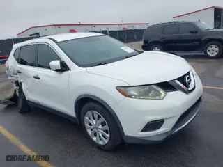 2016 Nissan Rogue SV with VIN KNMAT2MT6GP603967, listed as a IAAI auction lot 41902353 with 126,938 mi miles. Bid and sale history available at carsss.com. Image 1.
