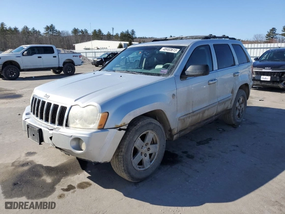 2005 Jeep Grand Cherokee Limited with VIN 1J4HR58N65C668214, listed as a Copart auction lot 48483615 with 189,109 mi miles and Salvage Title. Bid and sale history available at carsss.com. Image 1.