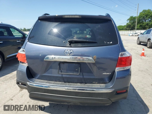 2012 Toyota Highlander Limited with VIN 5TDDK3EH4CS128884, listed as a Copart auction lot 57292665 with 237,093 mi miles and Salvage title. Bid and sale history available at DreamBid. Image 6.
