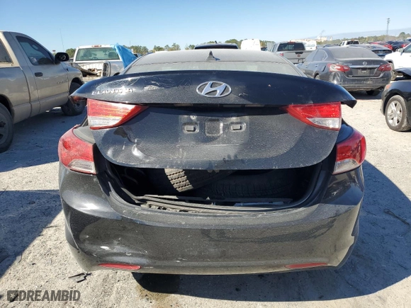 2013 Hyundai Elantra Limited PZEV with VIN 5NPDH4AE3DH351571, listed as a Copart auction lot 45668105 with 105,358 mi miles and Non Repairable. Bid and sale history available at carsss.com. Image 6.