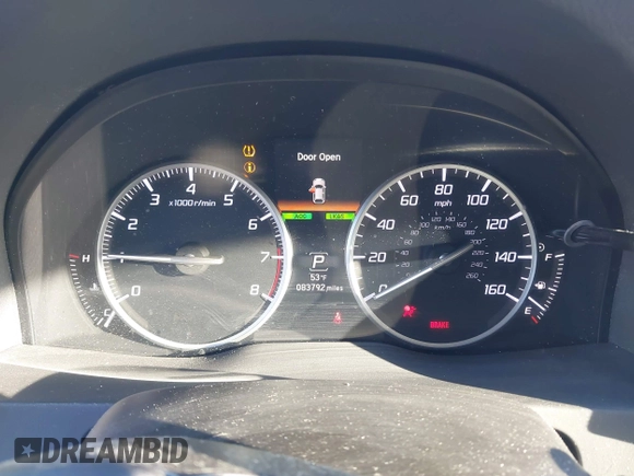 2018 Acura RDX with VIN 5J8TB4H3XJL007018, listed as a IAAI auction lot 40980555 with 83,792 mi miles. Bid and sale history available at carsss.com. Image 7.