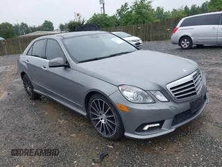 2011 Mercedes-Benz E 550 Luxury with VIN WDDHF9AB9BA407503, listed as a IAAI auction lot 42515013 with 216,419 mi miles and . Bid and sale history available at DreamBid. Image 1.