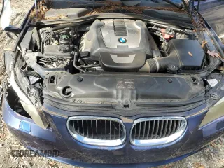 2009 BMW 5 Series 550i with VIN WBANW53529CT55835, listed as a Copart auction lot 75104204 with 46,358 mi miles and Salvage Title. Bid and sale history available at carsss.com. Image 11.