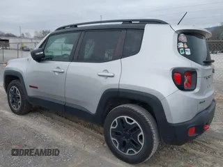 2015 Jeep Renegade Trailhawk with VIN ZACCJBCT7FPB16505, listed as a IAAI auction lot 41789335 with 63,416 mi miles and . Bid and sale history available at DreamBid. Image 14.