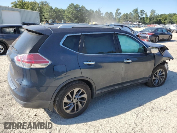 2016 Nissan Rogue SL with VIN 5N1AT2MV6GC759950, listed as a Copart auction lot 70302714 with Not Provided miles and Salvage Title. Bid and sale history available at DreamBid. Image 3.