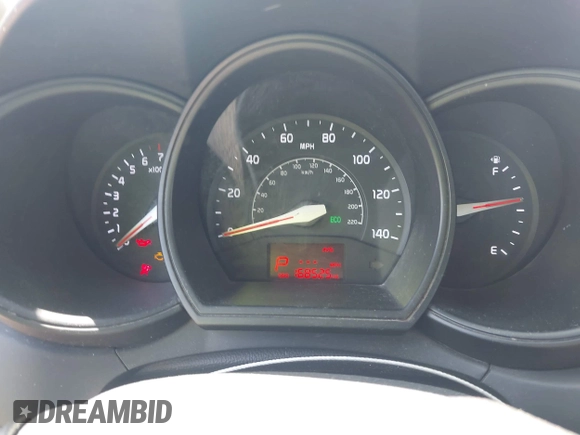 2013 Kia Rio LX with VIN KNADM4A37D6189199, listed as a IAAI auction lot 41992159 with 168,525 mi miles and . Bid and sale history available at DreamBid. Image 7.