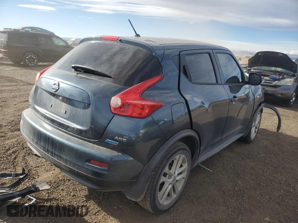 2014 Nissan Juke S with VIN JN8AF5MV4ET482844, listed as a Copart auction lot 86912664 with 156,845 mi miles and Salvage Title. Bid and sale history available at carsss.com. Image 3.