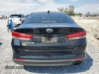 2017 Kia Optima LX with VIN 5XXGT4L34HG129503, listed as a Copart auction lot 48972245 with 99,796 mi miles and Salvage Title. Bid and sale history available at carsss.com. Image 6.