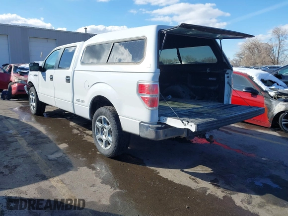 2014 Ford F-150 XL with VIN 1FTFW1EF5EFA52790, listed as a IAAI auction lot 41838078 with 298,335 mi miles. Bid and sale history available at carsss.com. Image 3.