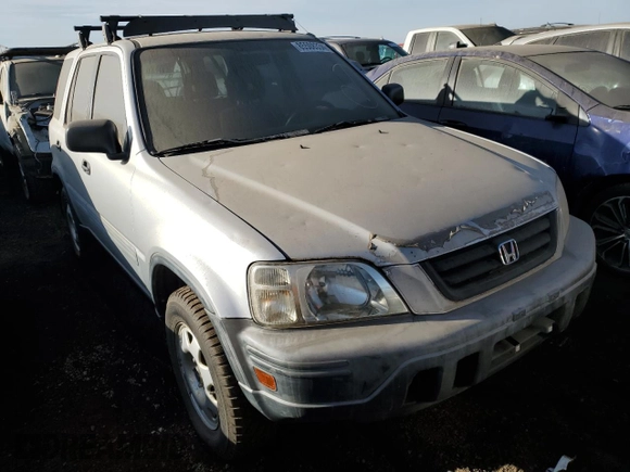 2000 Honda CR-V LX with VIN JHLRD1740YC054163, listed as a Copart auction lot 85508334 with 197,470 mi miles and Salvage Title. Bid and sale history available at carsss.com. Image 4.