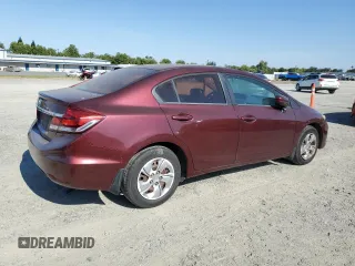 2014 Honda Civic LX z VIN 19XFB2F57EE215652, wystawiony jako Copart lot #60287605 z przebiegiem 206 135 mil mil oraz Czysty tytuł • Clean title. Historia ofert i sprzedaży dostępna na DreamBid. Obrazek 3.