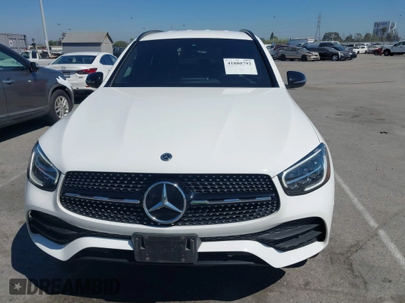 2021 Mercedes-Benz GLC 300 with VIN W1N0G8DB1MV306535, listed as a IAAI auction lot 41880792 with 86,796 mi miles and . Bid and sale history available at DreamBid. Image 12.