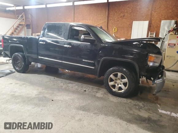 2014 GMC Sierra 1500 SLT with VIN 3GTU2VEC7EG143204, listed as a Copart auction lot 57899355 with Not provided miles and Salvage title. Bid and sale history available at DreamBid. Image 4.