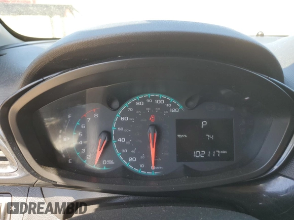 2016 Chevrolet Spark LT with VIN KL8CD6SA4GC557344, listed as a Copart auction lot 52541934 with 102,117 mi miles and Salvage Title. Bid and sale history available at DreamBid. Image 9.