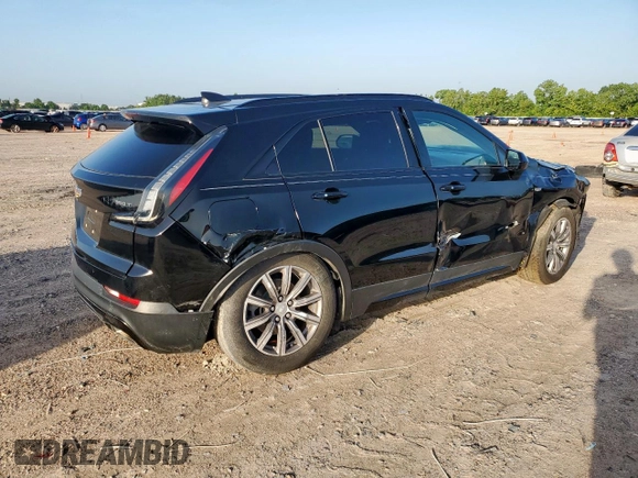 2020 Cadillac XT4 FWD Sport with VIN 1GYFZER45LF146781, listed as a Copart auction lot 65171615 with 65,177 mi miles and Salvage title. Bid and sale history available at DreamBid. Image 3.