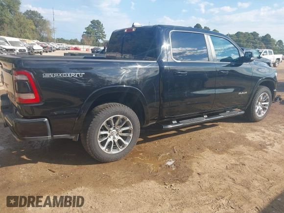 2022 Ram 1500 Laramie with VIN 1C6SRFJT8NN366655, listed as a IAAI auction lot 40564974 with 49,737 mi miles and . Bid and sale history available at DreamBid. Image 4.