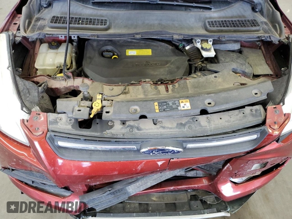 2014 Ford Escape SE with VIN 1FMCU9GX7EUB64656, listed as a Copart auction lot 54170125 with 114,116 mi miles and Salvage Title. Bid and sale history available at carsss.com. Image 12.