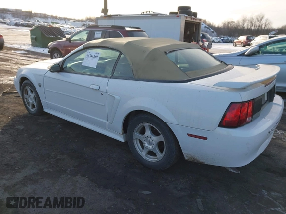 2004 Ford Mustang Deluxe with VIN 1FAFP446X4F214949, listed as a IAAI auction lot 41386560 with 172,410 mi miles. Bid and sale history available at carsss.com. Image 3.