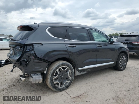 2022 Hyundai Santa Fe Limited with VIN 5NMS44AL6NH457996, listed as a Copart auction lot 70285674 with 9,021 mi miles and Salvage Title. Bid and sale history available at carsss.com. Image 3.